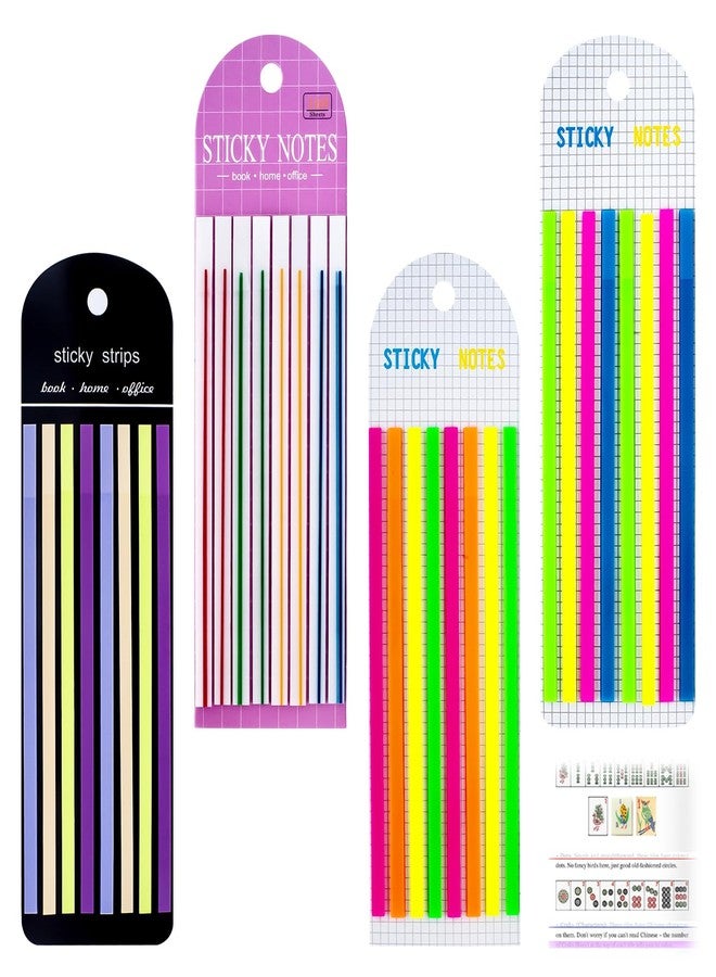KCMOSGI 640 Pcs Mahjong Line Finder Notes, Transparent and Bright writable Stickers, No Sticky Residue, Mahjong Accessories for Players and Beginners - Image 1