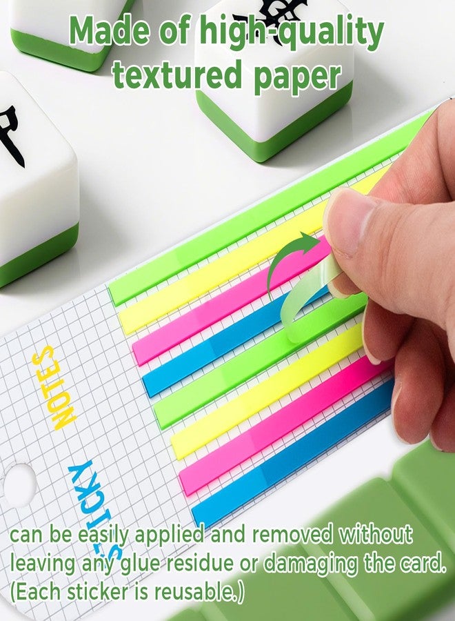 KCMOSGI 640 Pcs Mahjong Line Finder Notes, Transparent and Bright writable Stickers, No Sticky Residue, Mahjong Accessories for Players and Beginners - Image 4