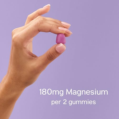TRIP Magnesium Citrate Gummies Infused with L Theanine, Vegan, Sugar Free Magnesium Supplement for Adults, 180mg per Serving, On The Go Calming Gummy, Wild Berry Flavor, 1 Bag - 60 Count - Image 3
