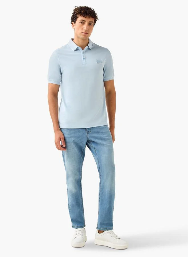 Emperor Emperor Logo Applique Polo T-shirt