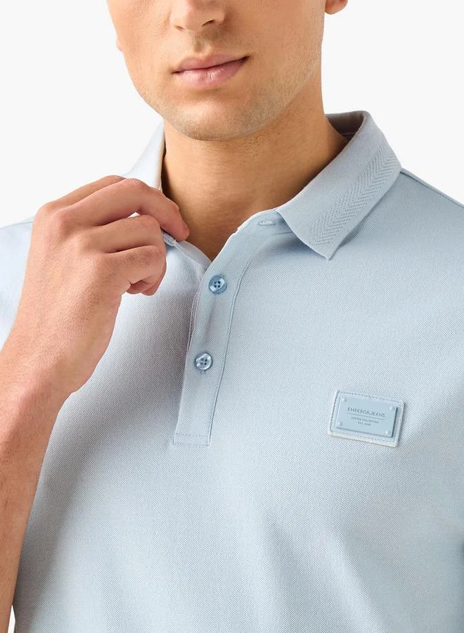 Emperor Emperor Logo Applique Polo T-shirt