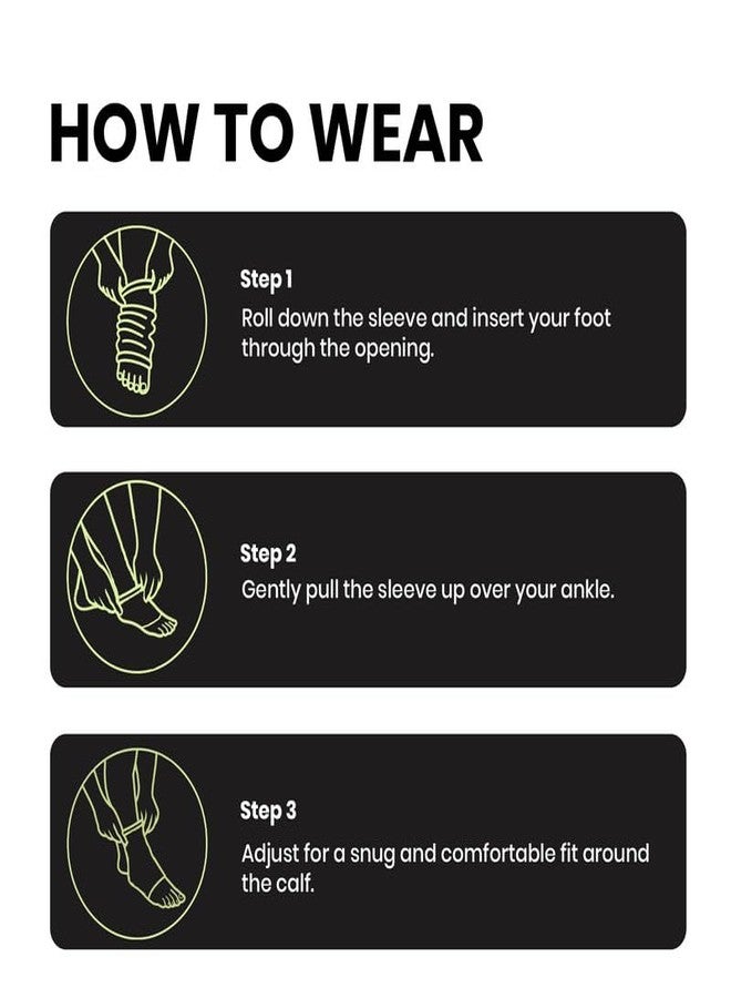 ACTIFIT Adjustable Ankle Brace for Men and Women, Compression Support for Sprains, Swelling, Injury Recovery and Sports, Lightweight and Breathable Fabric, Multicolor, XL Size, Pack of 1 - Image 5