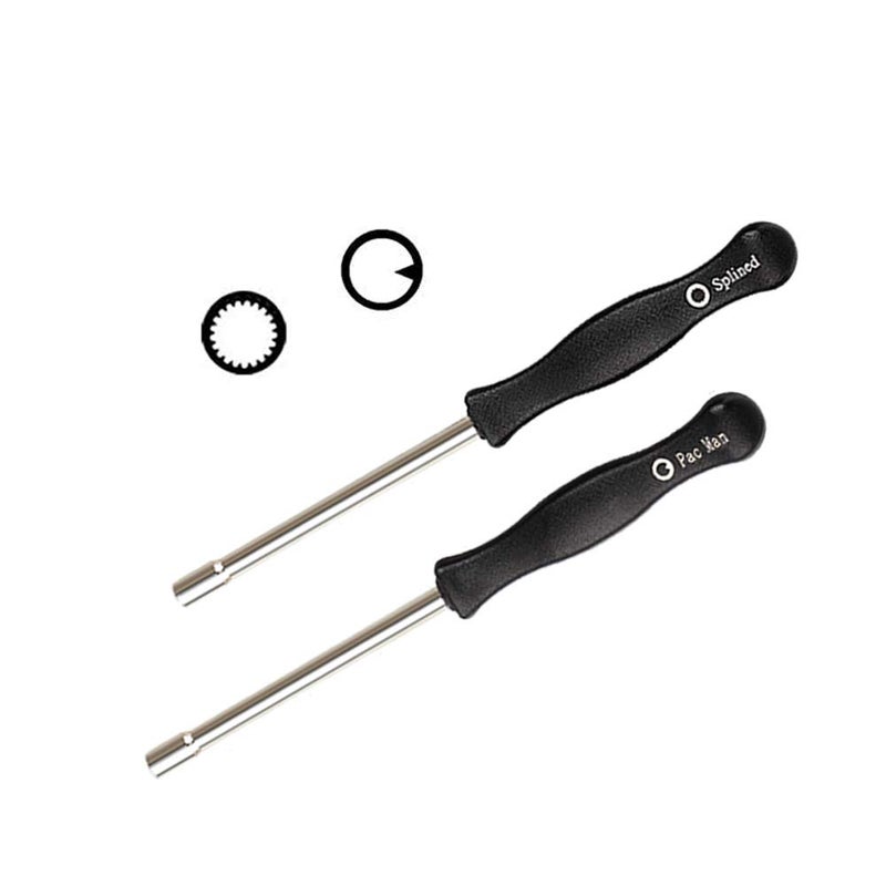 HUZTL Carburetor Adjustment Tool (21-Teeth Splined + Pac Man) Carburator Adjusting Kit for 2-Cycle Small Engine Poulan Husqvarna Homelite Weed Eater Craftman Echo Trimmer Blower - Image 1