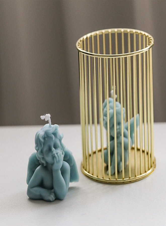 ZAKVOOR 2 Pcs Angel Shape Candle Mold Valentine's Day Resin Casting Silicone Mold for DIY Aromatherapy Candles Wax Plaster Polymer Clay Decoration - Image 4