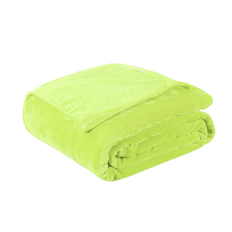 2pcs Gorgeous Flannel Fleece Pet Blanket Cozy Towel Color Pet Blanket(Fruit Green) - Image 4