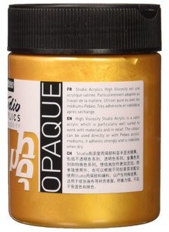 Pebeo Studio Acrylics Hv 500 Ml Precious Gold 16.9 Fl Oz (Pack Of 1)  - Image 2