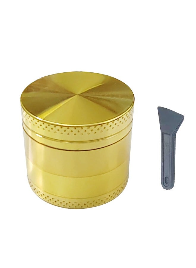 4 Layer Spice Crusher Magnetic Lid Black Coffee Grinder - Image 1