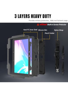 General Samsung Galaxy Tab Active4 Pro 2022/Galaxy Tab Active Pro 2019 10.1-inch Shockproof Case (SM-T630/T638/T540/T547), Shockproof Case with Stand  - Image 3