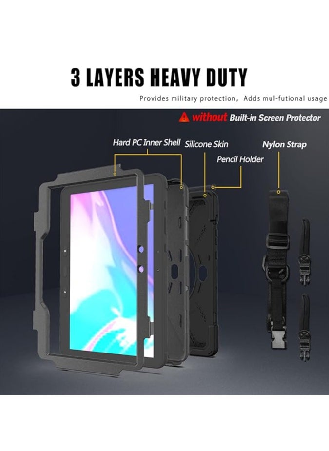 General - Samsung Galaxy Tab Active4 Pro 2022/Galaxy Tab Active Pro 2019 10.1-inch Shockproof Case (SM-T630/T638/T540/T547), Shockproof Case with Stand - Image 1