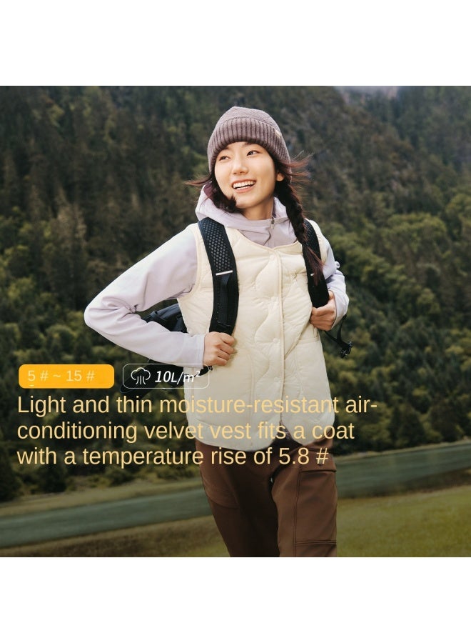 Casual And Versatile】women's Autumn And Winter Fleece Vests, Layered Without Bulk, Slimming And Warm Waistcoat Outerwear For Women - Image 2