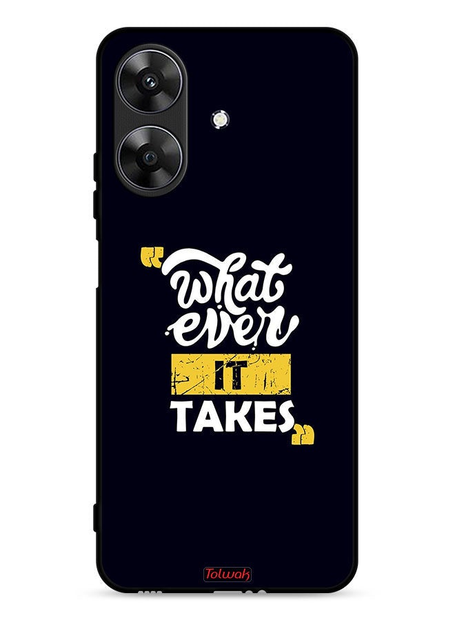 Tolwak Realme Note 60 4G Protective Case Cover Whatever It Takes - Image 1