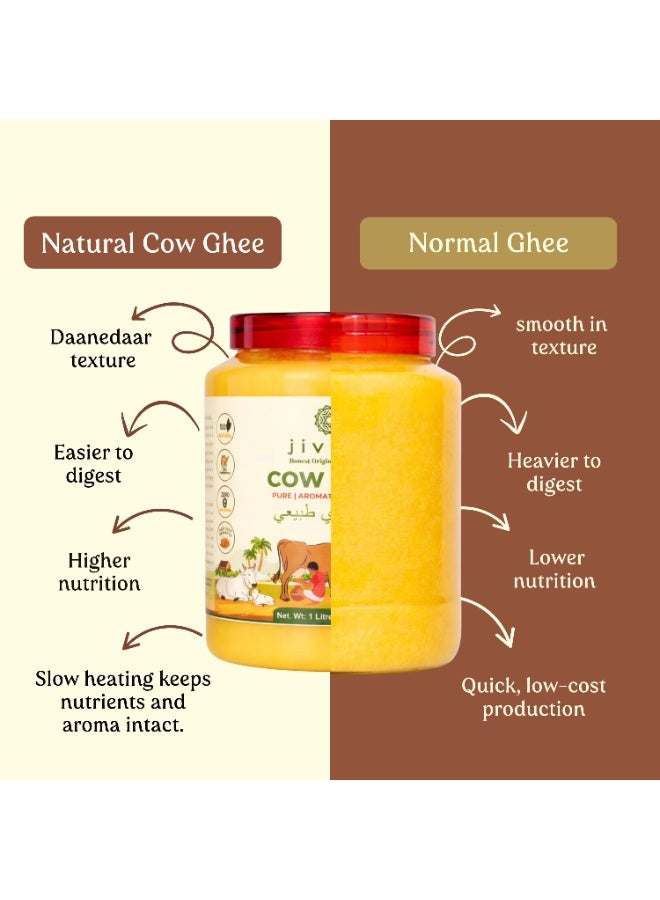 Jivika Natural Cow Ghee - 1L - Image 2
