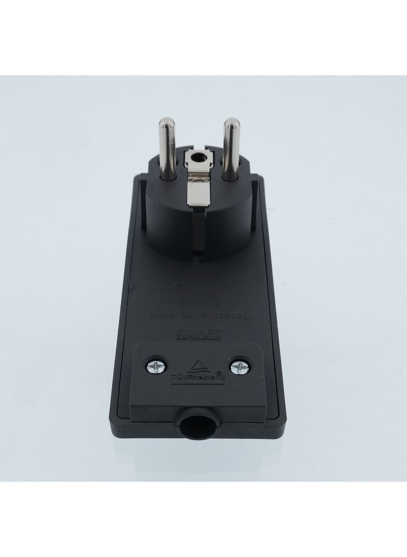 Tek-İş Single-Work Plug Flat Grounded Plug Black  - Image 4