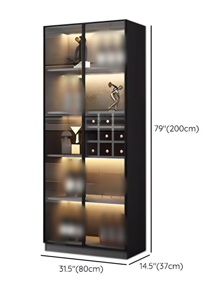 Generic Glass Display Cabinet, Transparent Showcase Display Boxes, with LED Light  - Image 3