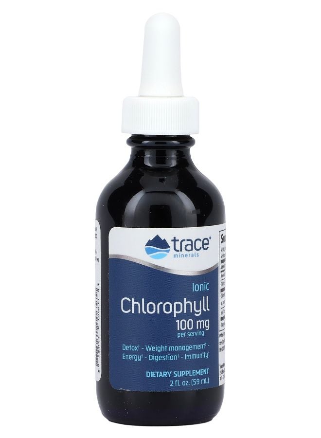 Trace Minerals Ionic Chlorophyll 100 mg 2 fl oz (59 mL)