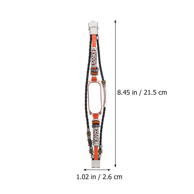 NFC Band Strap with DIY Beads for Xiaomi Mi Compatible Devices, Vintage Style - Image 2
