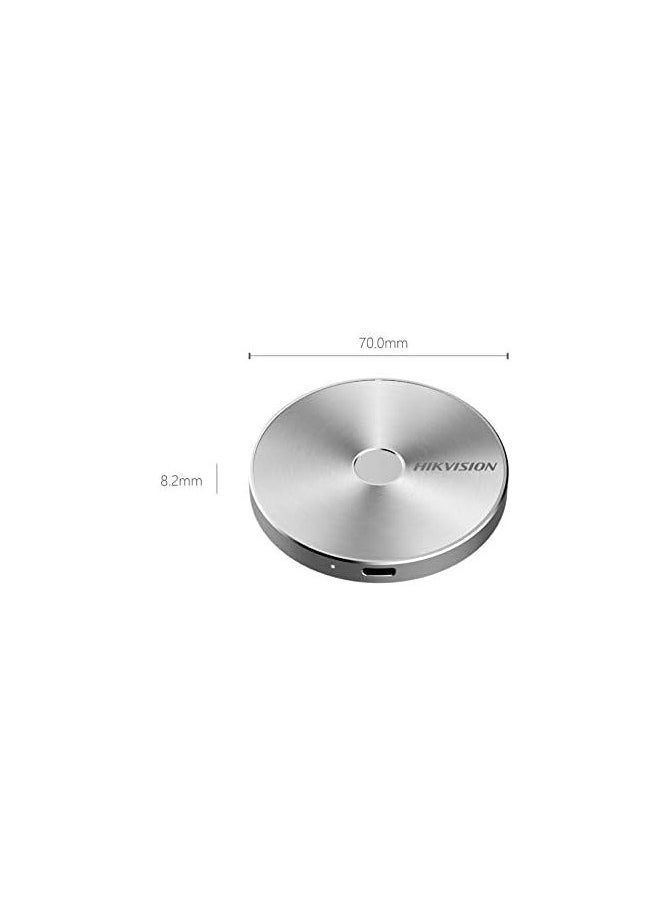 HIKSEMI Hikvision - External Ssd Solid State Drive (512Gb Fingerprint Encryption Technology With Usb 3.1 Gen2 Type-C Interface For Windows7 / 8/10 / Mac Os/Linux Hs-Essd-T100F), 512Gb  - Image 2