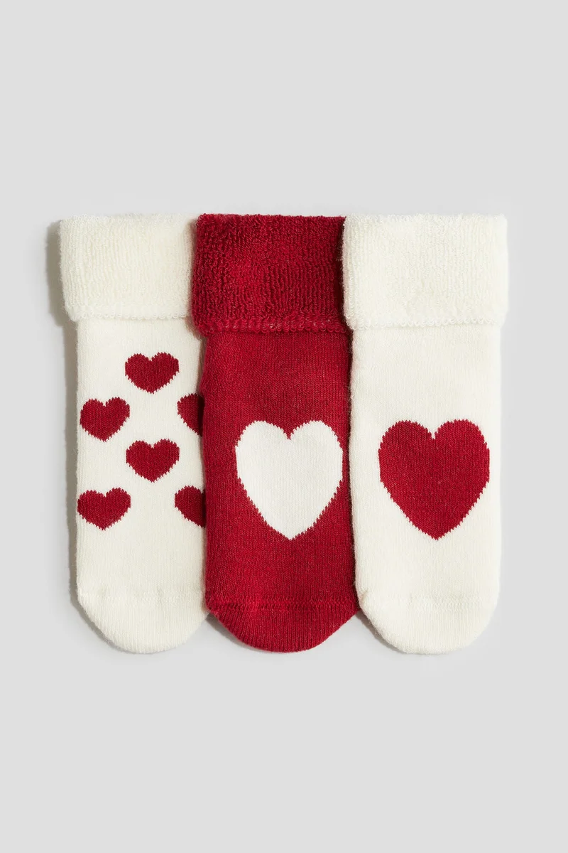 H&M 3-Pack Terry Socks