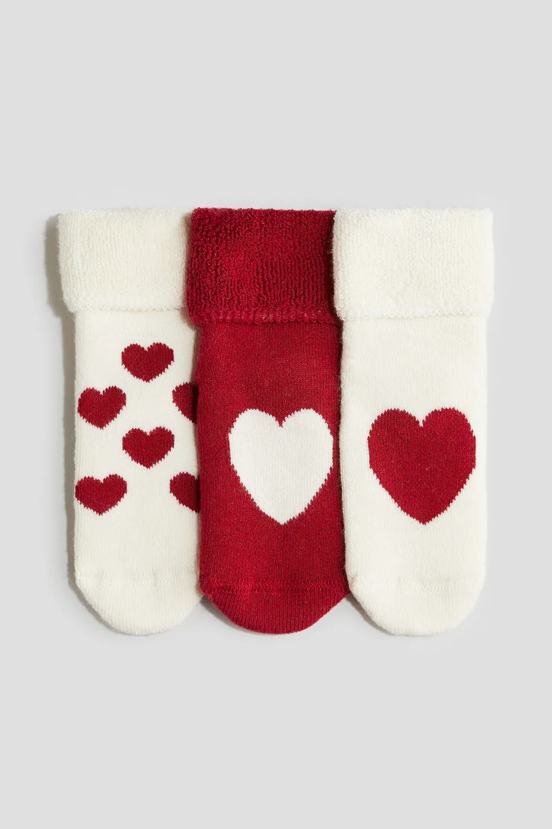 H&M 3-Pack Terry Socks