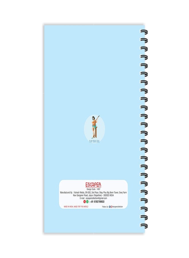 ESCAPER Play Your Soul Diary | Ruled - A5 Size - 8.5 x 5.5 inches Designer Motivational Diary | Diary for Office | Diary for Gift - Image 2