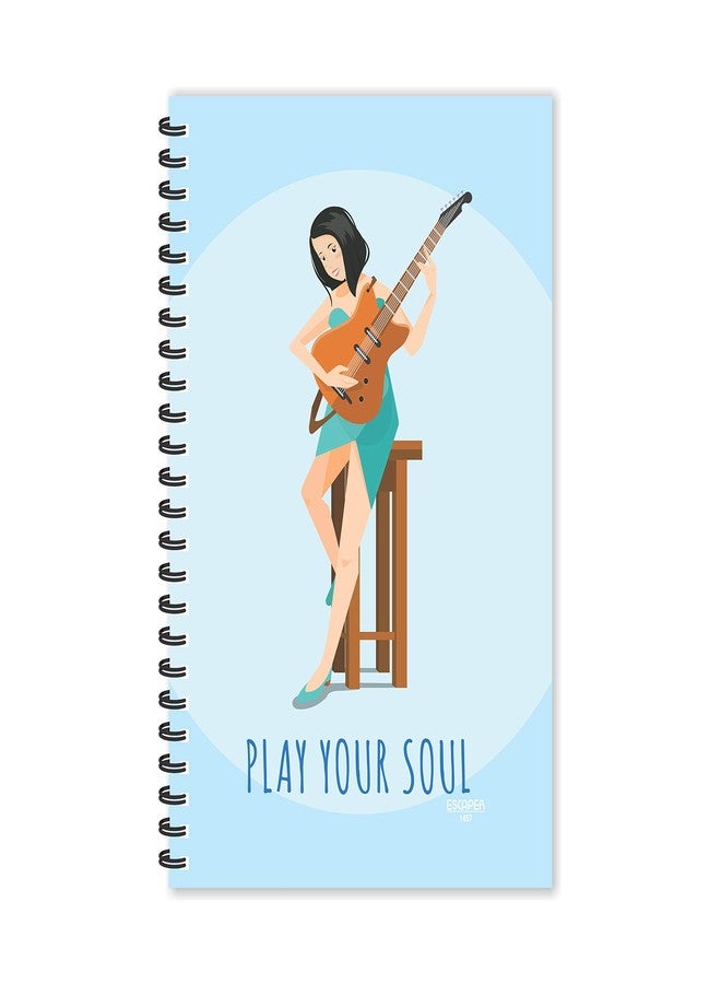 ESCAPER Play Your Soul Diary | Ruled - A5 Size - 8.5 x 5.5 inches Designer Motivational Diary | Diary for Office | Diary for Gift - Image 1