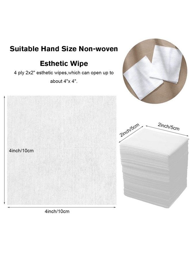 Tegelrying 300 Pieces Disposable Esthetic Wipe Nonwoven Facial Cleansing Soft Salon And Spa Essentialslintfree For Makeup Remove2"X 2" - Image 3