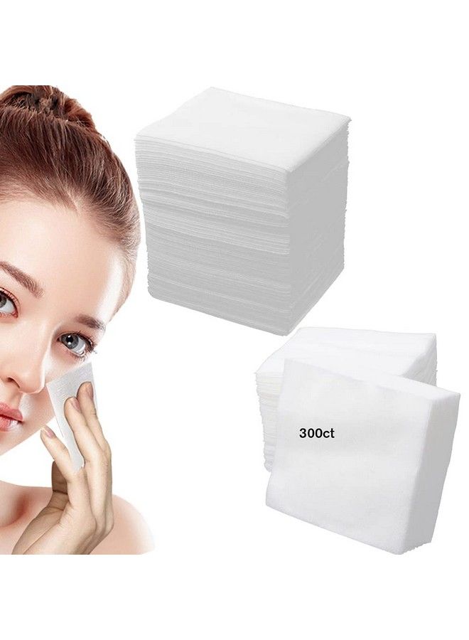 Tegelrying 300 Pieces Disposable Esthetic Wipe Nonwoven Facial Cleansing Soft Salon And Spa Essentialslintfree For Makeup Remove2"X 2" - Image 1