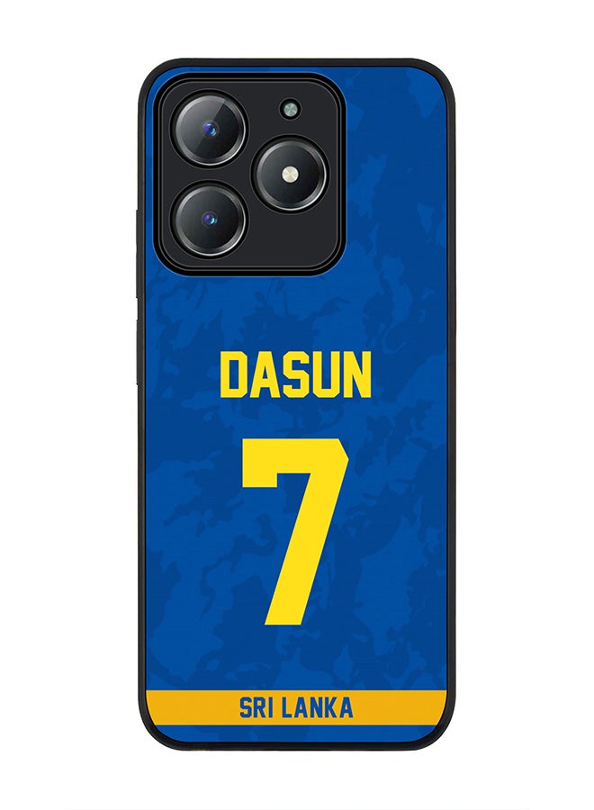 Stylizedd For Realme C63 / Realme C61 4G Case,Slim fit Camera Protection, Shockproof Thin Phone cover  - Sri lanka Dasun Shanaka, Jersey No 7 - Image 1