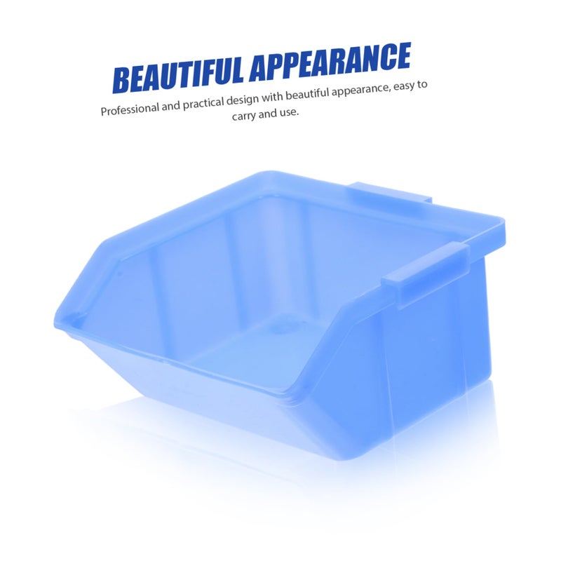 Cabilock 6 Piece Plastic Stacking Storage Bins Nesting Hardware Boxes - Image 4