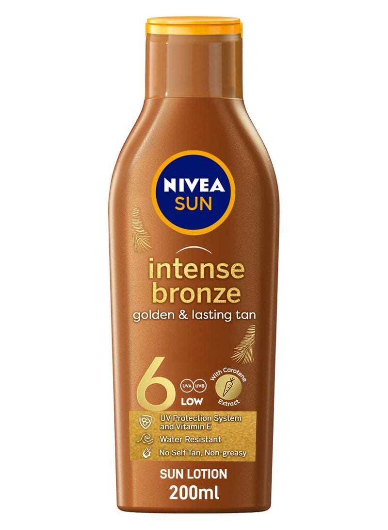 Nivea Sun Intense Bronze Lotion - 200ml - Image 1