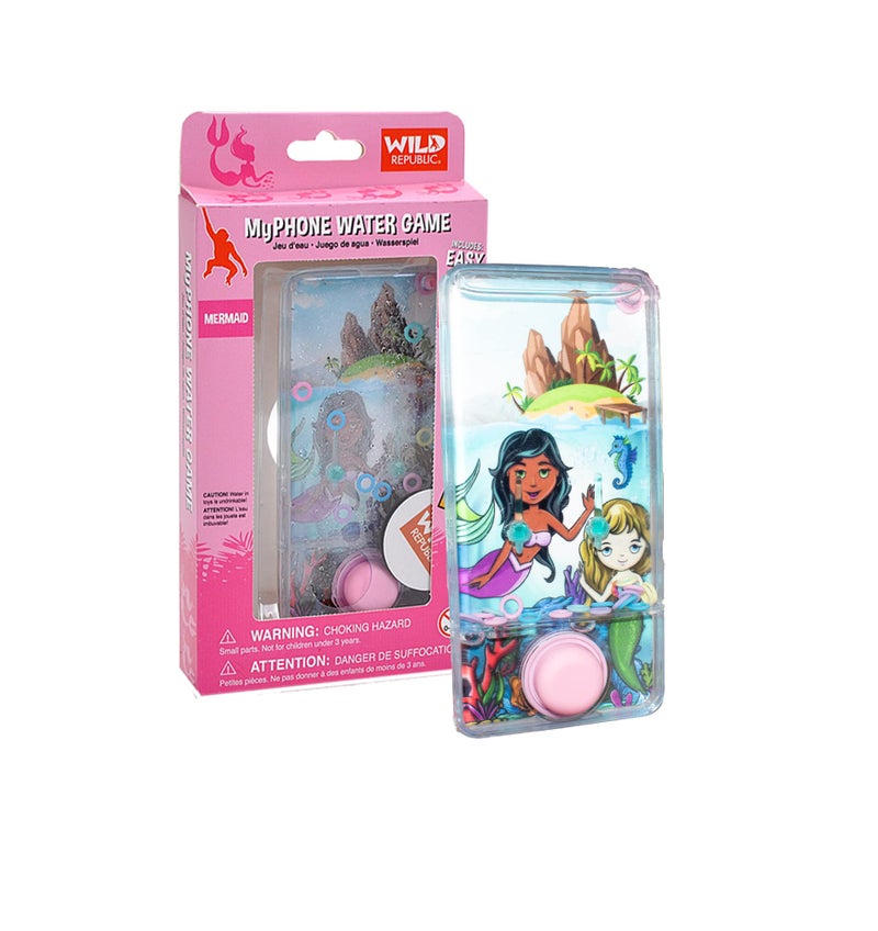 Wild Republic My Phone Water Game Mermaid Design, Gift for Kids, Great for Hours of Independent Play, 8"