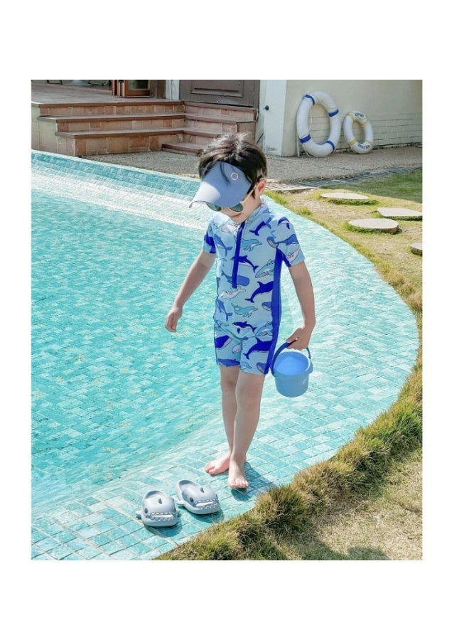 Boys' printed swimsuit romper - short sleeves (4-6 years) - Image 4
