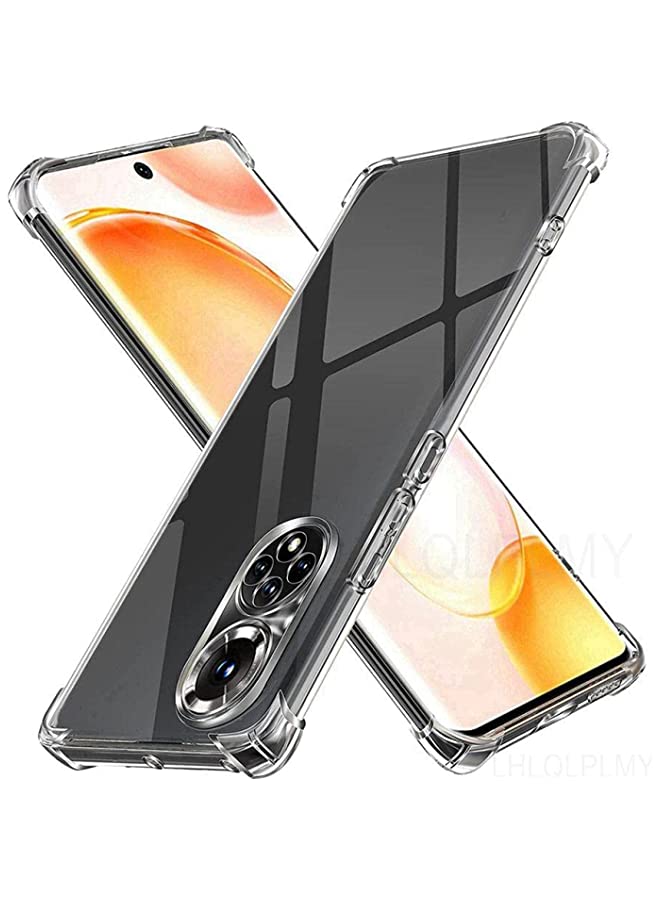 vesus Case for Honor X7 Case Cover Clear Back Air Cushion Soft Silicone Shockproof Anti-Scratch Protective Bumper Shell Corner for Honor X7