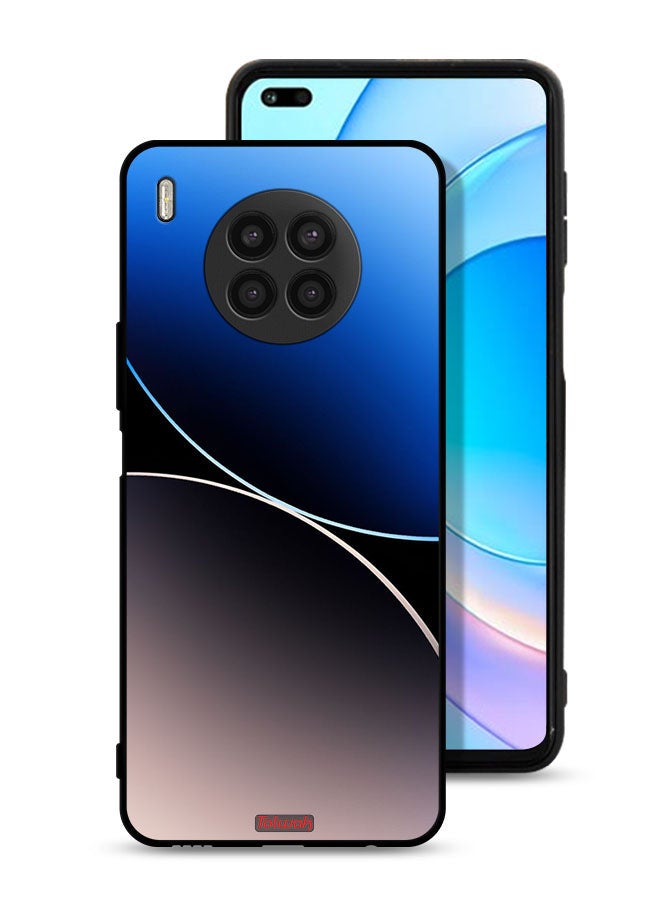 Tolwak Honor 50 Lite Protective Case Cover Curve Lines Pattern - Image 1