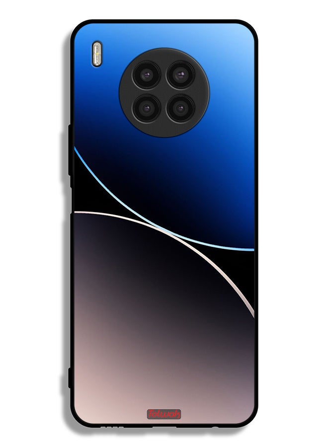 Tolwak Honor 50 Lite Protective Case Cover Curve Lines Pattern - Image 2