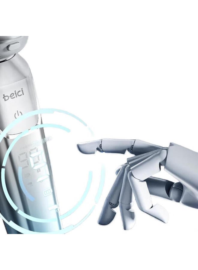 beici ماكينة حلاقة كهربائية، ماكينة تشذيب لحية أوتوماتيكية، ماكينة حلاقة دوارة، هدية لصديق أو زوج، هدية عيد ميلاد، X3 - Image 3