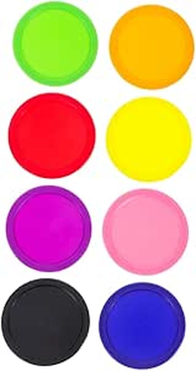 Set Of 8 Replacement Air Hockey Pucks For Hockey Table Games Accessories For Adults Boys And Girls