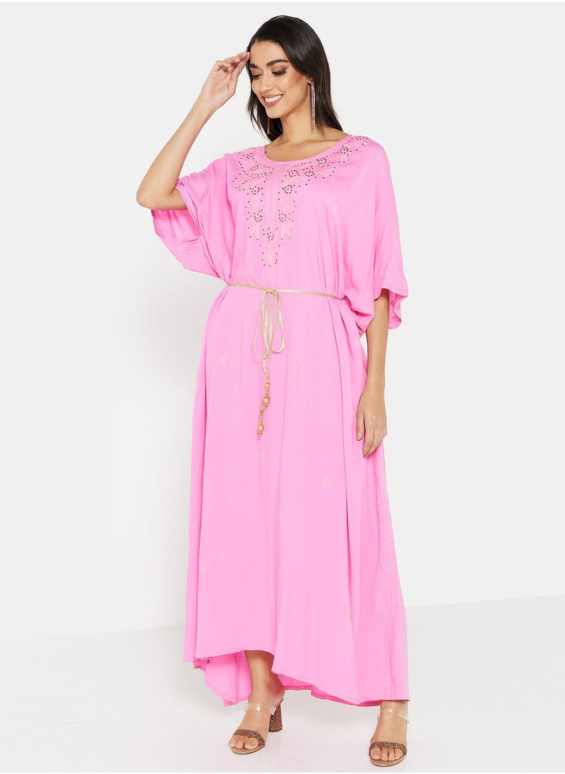ARABIAN CLOSET EMBROIDERED KAFTAN  - Image 1