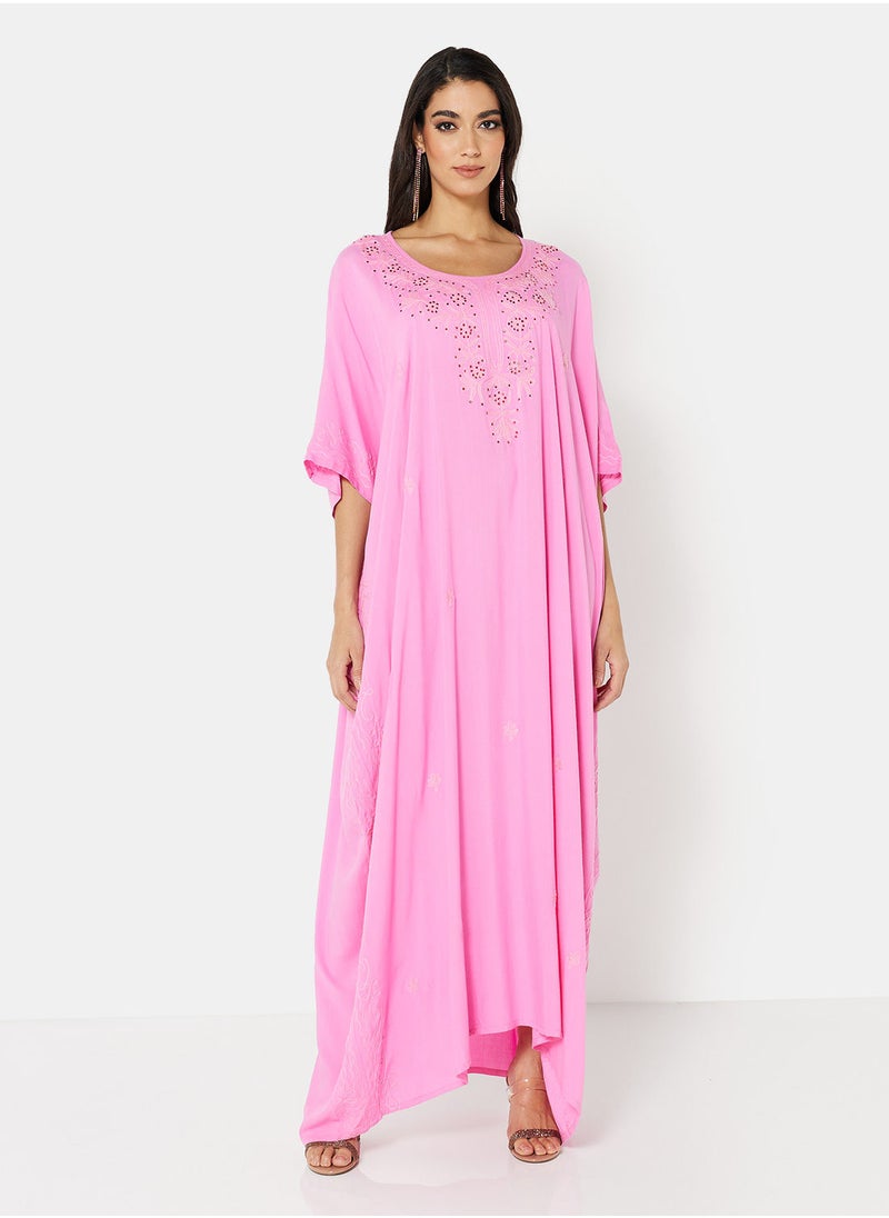 ARABIAN CLOSET EMBROIDERED KAFTAN  - Image 4