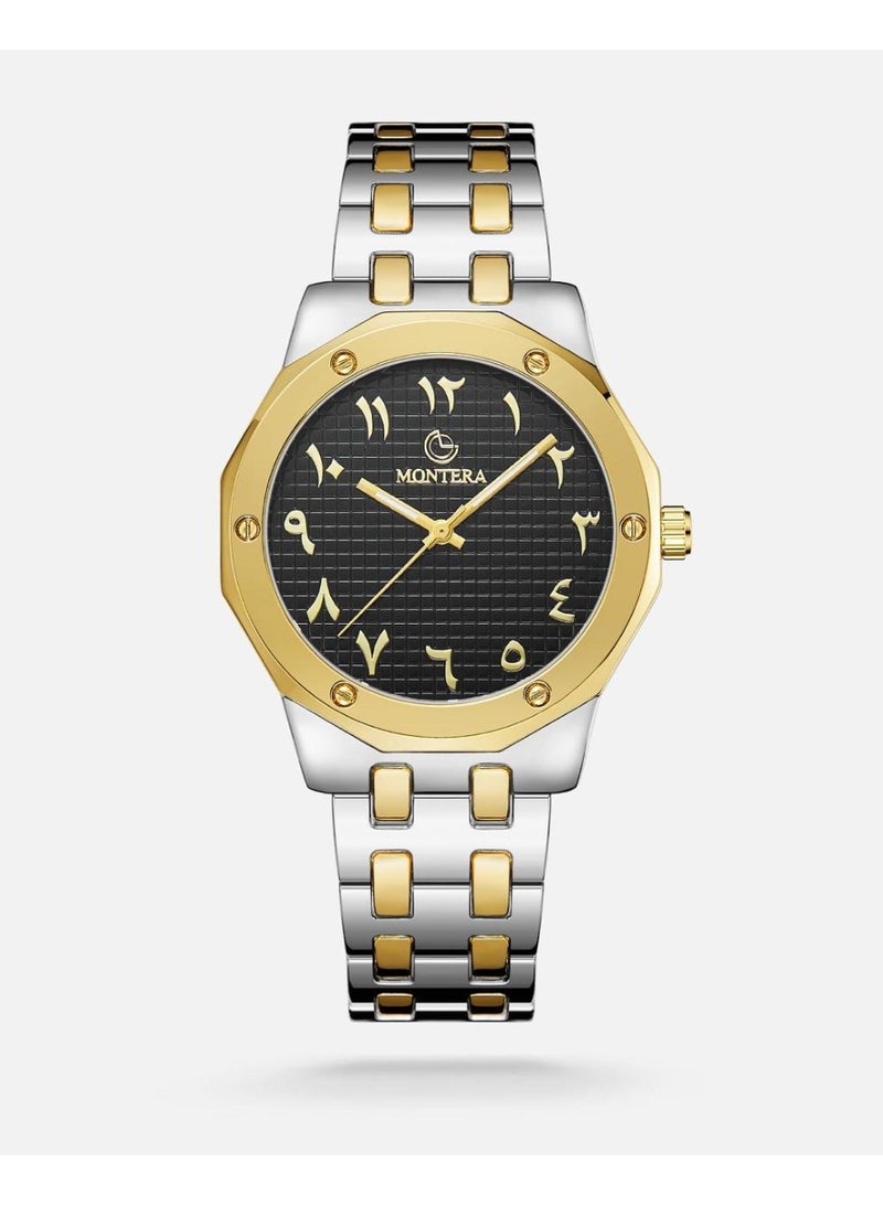 Montera Classic Men's Wristwatch, Water Resistant
