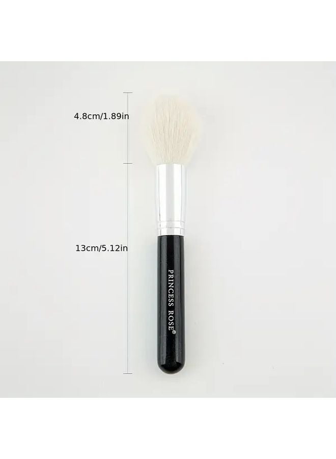 Black Set Of Three Ultra Soft Makeup Brushes Powder Blush Highlighter Beauty Tools - Image 5