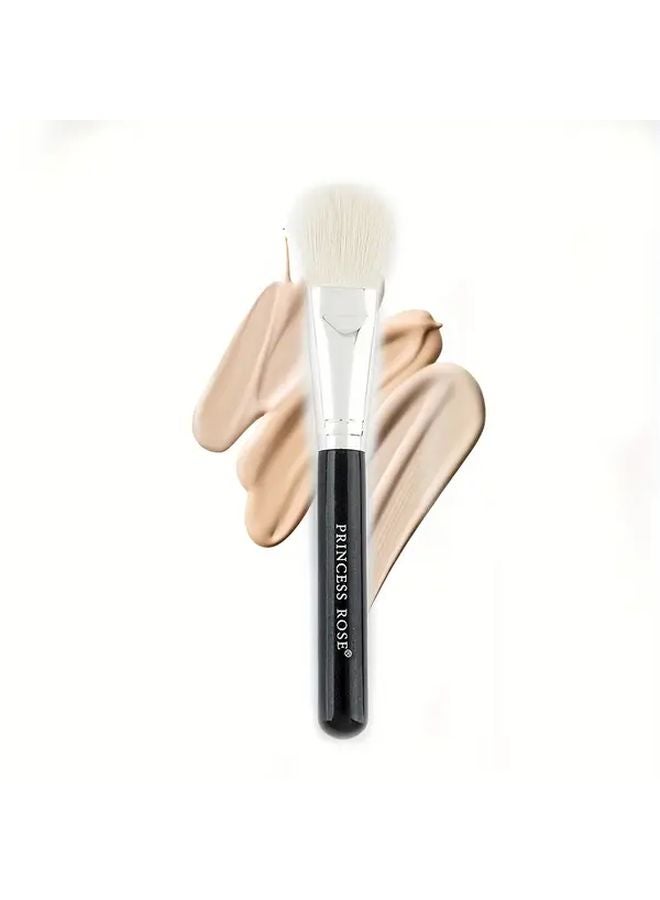 Black Set Of Three Ultra Soft Makeup Brushes Powder Blush Highlighter Beauty Tools - Image 3