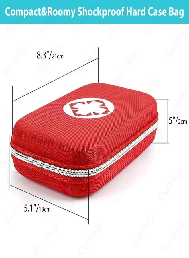 Gurtmiy First Aid Kit, Medical Emergency Rescue Bag, First Aid Essential Box for Home, Office, Car, Camping, Travel, Hiking, Outdoor (Small) - Image 2