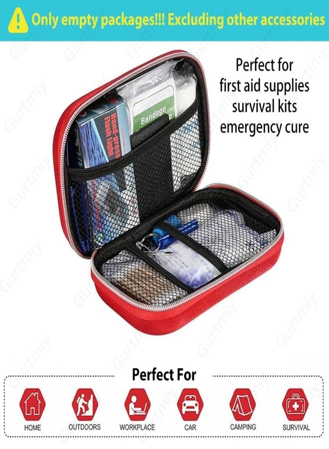 Gurtmiy First Aid Kit, Medical Emergency Rescue Bag, First Aid Essential Box for Home, Office, Car, Camping, Travel, Hiking, Outdoor (Small) - Image 3