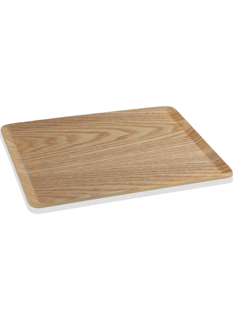 The Mia Natura Non-Slip Wooden Tray 36X28 cm