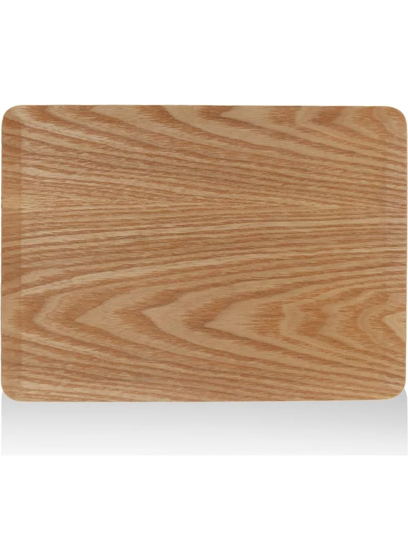 The Mia Natura Non-Slip Wooden Tray 36X28 cm
