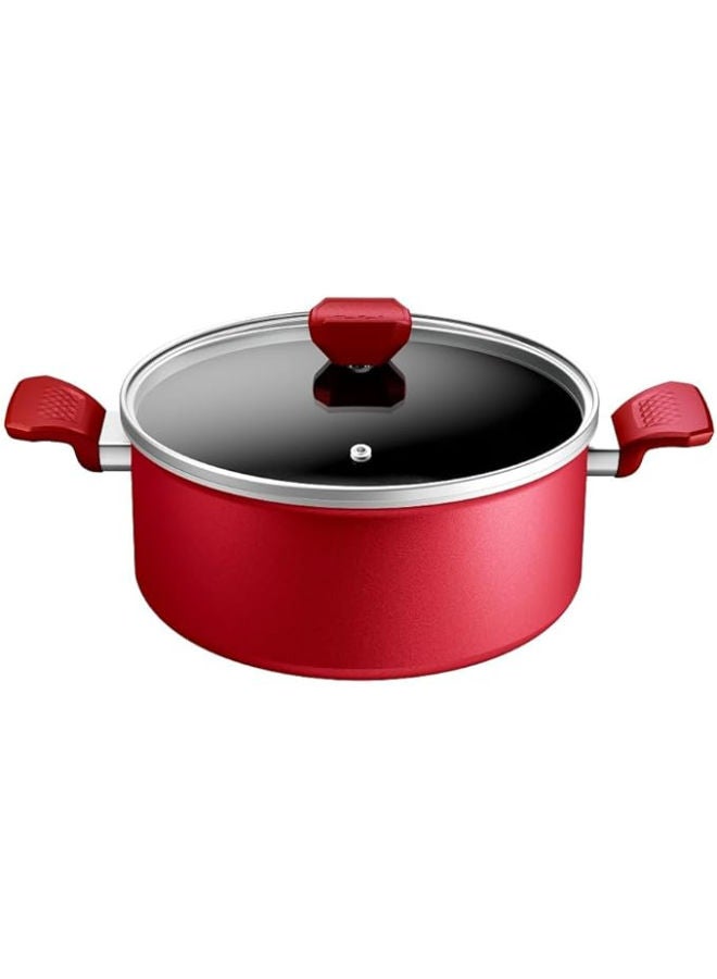 Tefal Expert Stewpot Set, Stewpots (18-24-28) cm + Wok Pan 28 cm - C2891204 red - Image 3