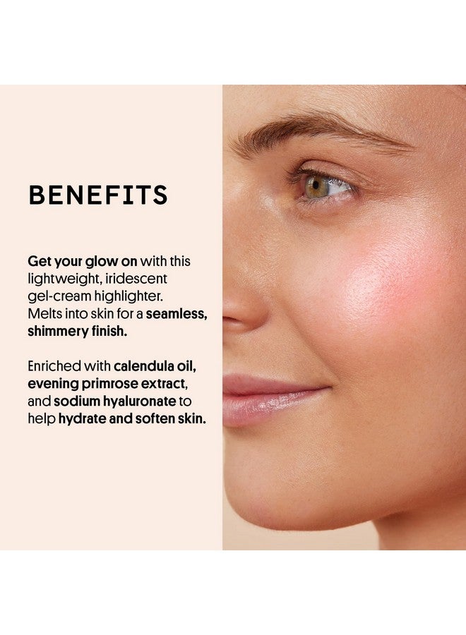 Winky Lux Cheeky Rose Liquid Highlighter, Gel Cream Highlighter with Blendable Buildable Pigment, Long-Lasting Weightless Finish, Pink Opal - Image 3