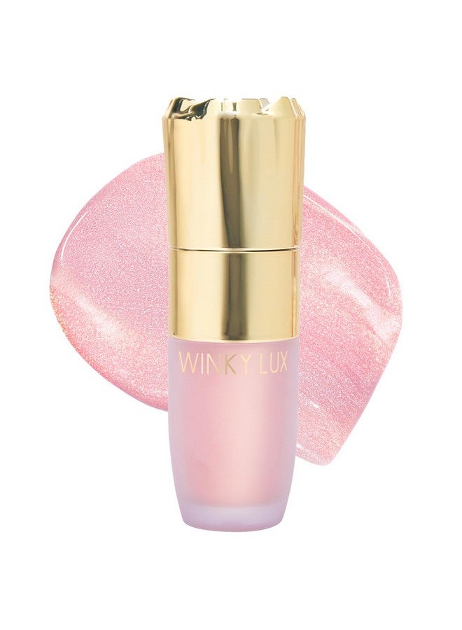Winky Lux Cheeky Rose Liquid Highlighter, Gel Cream Highlighter with Blendable Buildable Pigment, Long-Lasting Weightless Finish, Pink Opal - Image 1