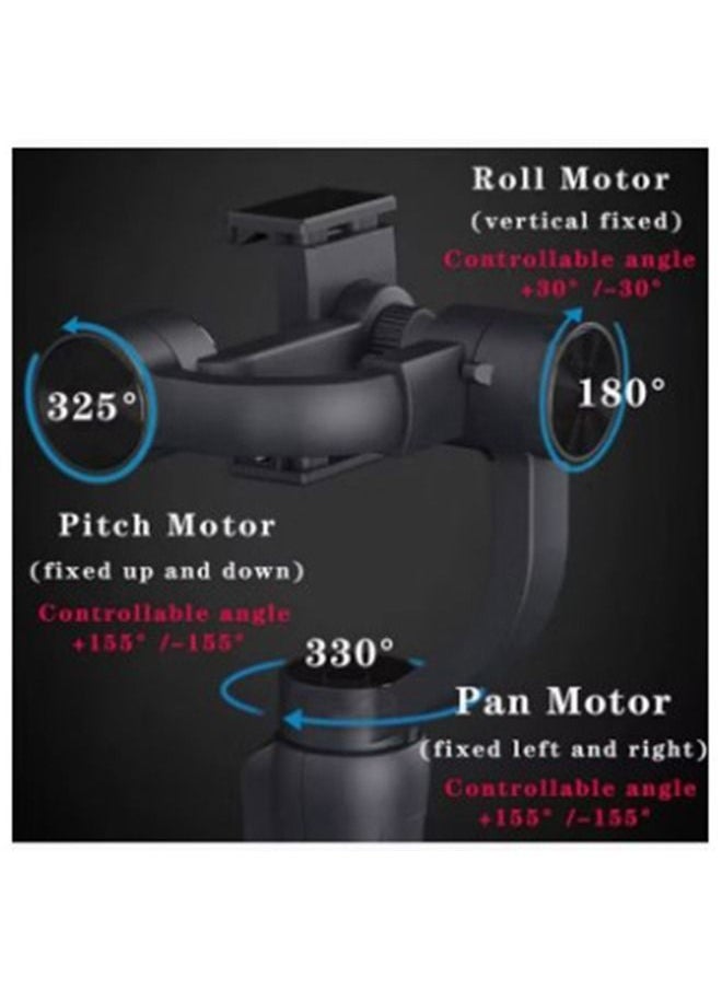 Generic - S5B Axis Stabilized Gimbal Bluetooth handheld device with focus and zoom functions with long lifetime - Image 1
